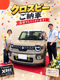 【祝ご納車】進化した安全装備にご満足！クロスビーご納車！！